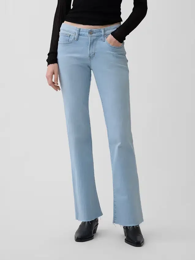 Lage taille, lange en slanke Jeans