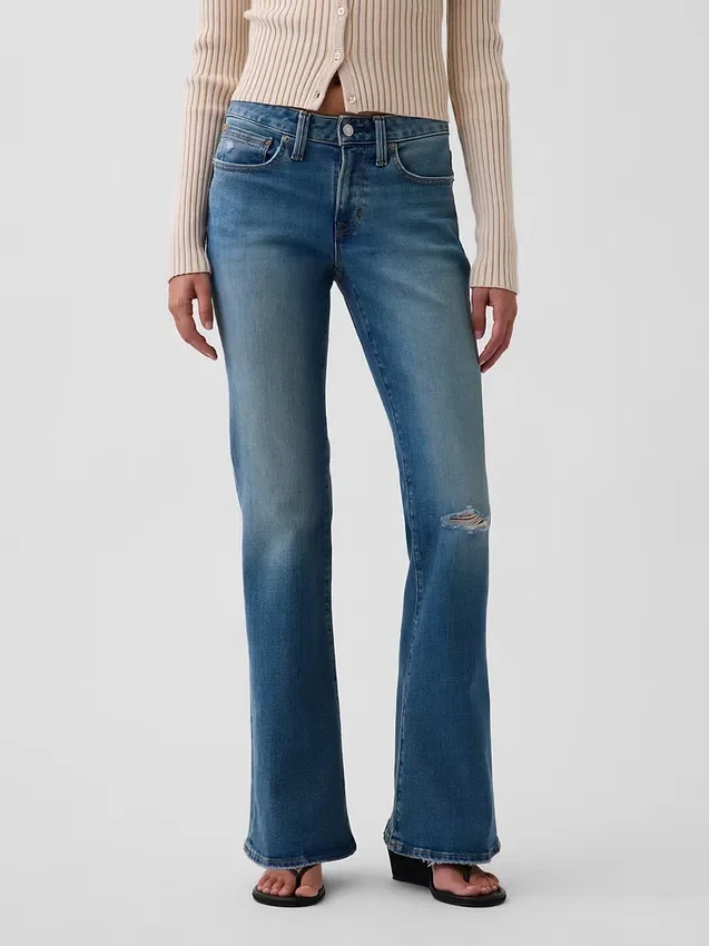 Lage taille, lange en slanke Jeans