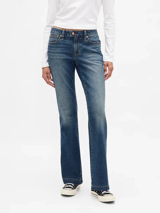 Lage taille, lange en slanke Jeans