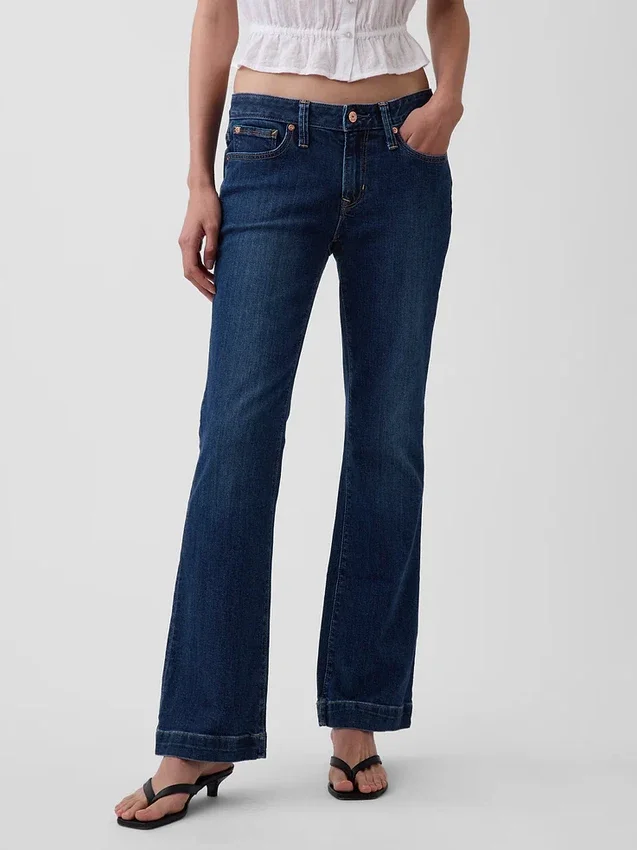 Lage taille, lange en slanke Jeans