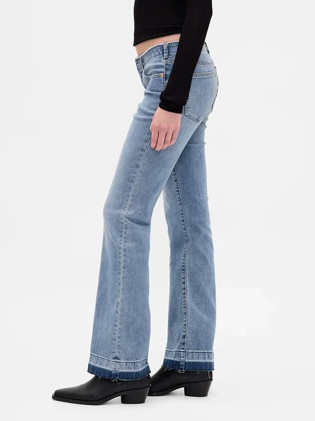 Lage taille, lange en slanke Jeans