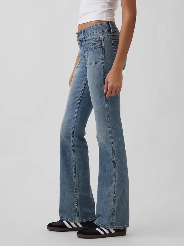 Lage taille, lange en slanke Jeans