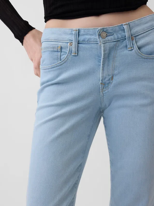 Lage taille, lange en slanke Jeans