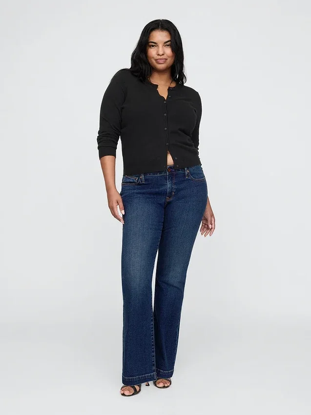 Lage taille, lange en slanke Jeans