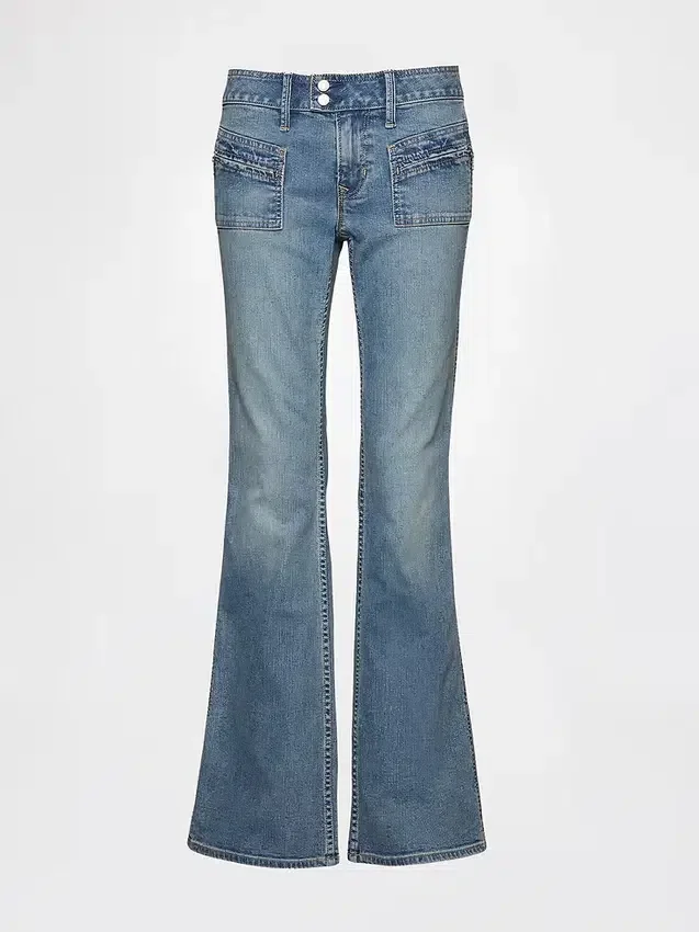Lage taille, lange en slanke Jeans