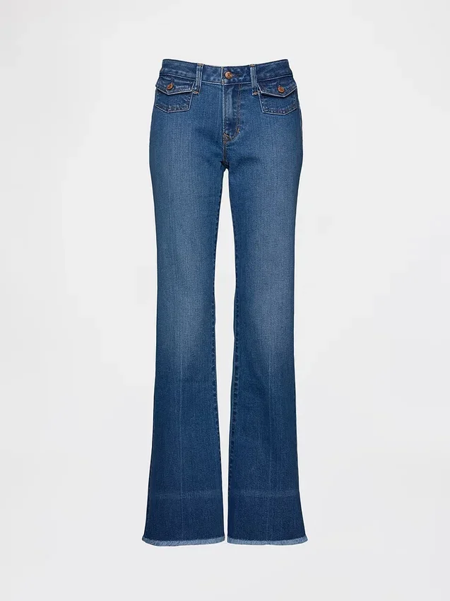 Lage taille, lange en slanke Jeans