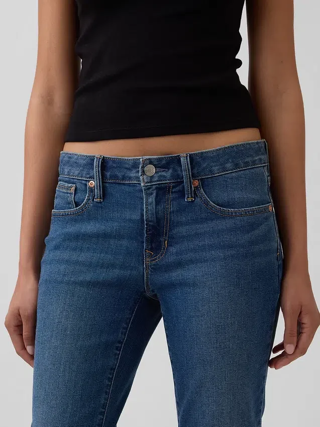 Lage taille, lange en slanke Jeans