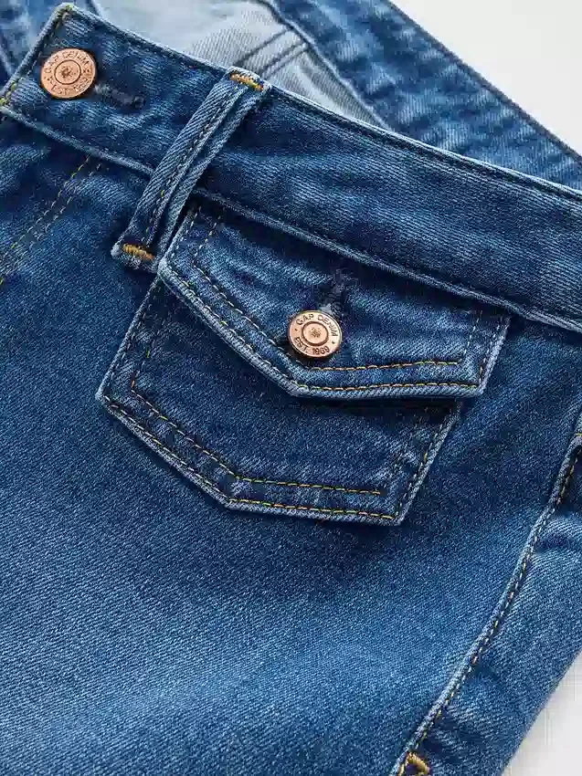 Lage taille, lange en slanke Jeans