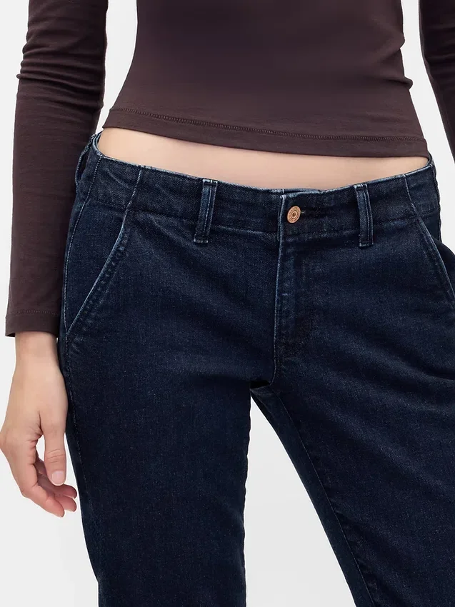 Lage taille, lange en slanke Jeans