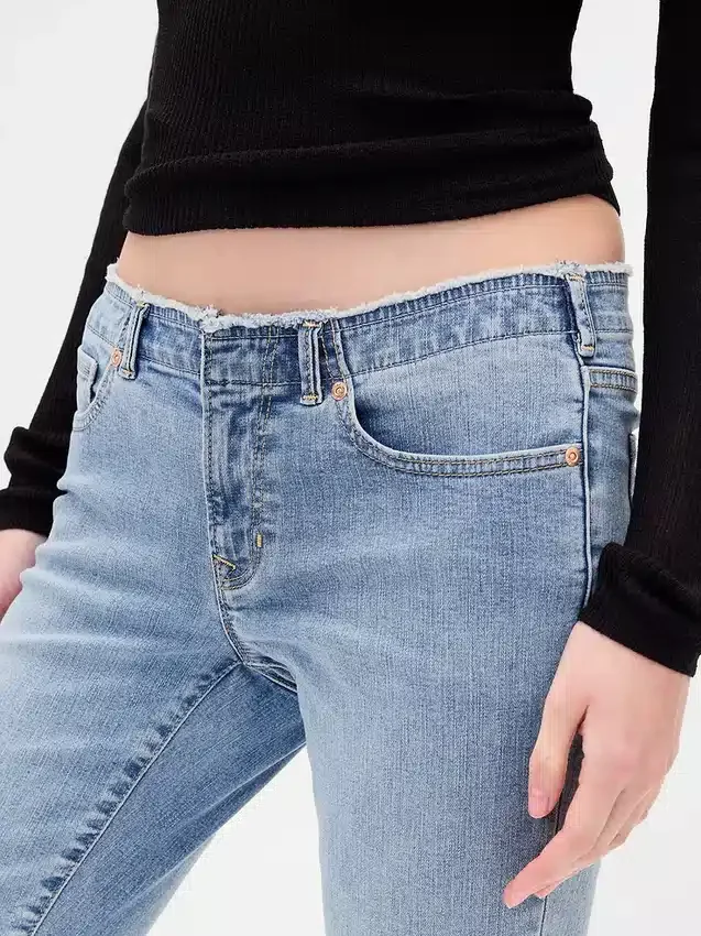 Lage taille, lange en slanke Jeans