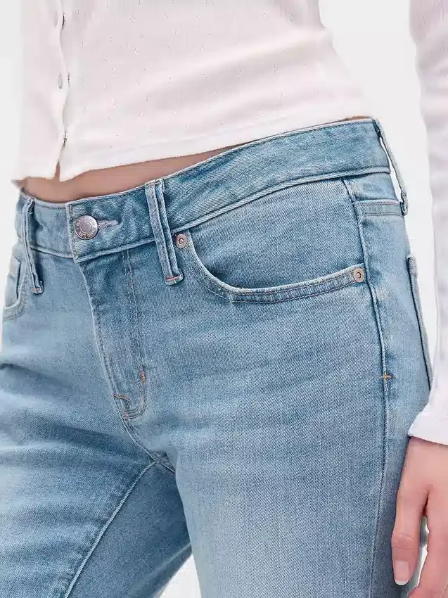 Lage taille, lange en slanke Jeans