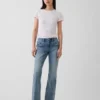 Lage taille, lange en slanke Jeans met opgestikte zakken