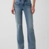 Lage taille, lange en slanke Jeans met opgestikte zakken