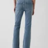 Lage taille, lange en slanke Jeans met opgestikte zakken