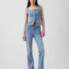 Lage taille, lange en slanke zeemansjeans