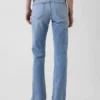 Lage taille, lange en slanke zeemansjeans