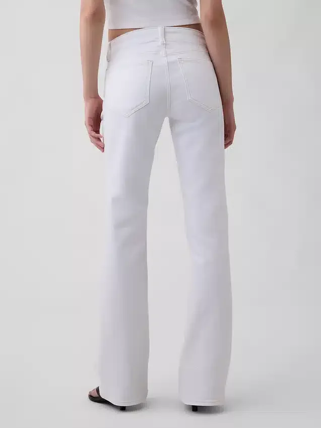 Lage taille, lange en slanke zeemansjeans