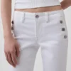 Lage taille, lange en slanke zeemansjeans