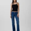 Lage taille, lange en slanke zeemansjeans