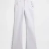 Lage taille, lange en slanke zeemansjeans