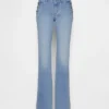 Lage taille, lange en slanke zeemansjeans