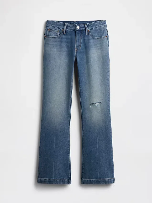 Lage taille, strakke, longue et slanke Jeans