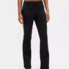 Lage taille twill broek met lang en slank silhouet