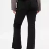Lage taille twill broek met lang en slank silhouet