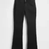 Lage taille twill broek met lang en slank silhouet