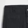 Lage taille twill broek met lang en slank silhouet