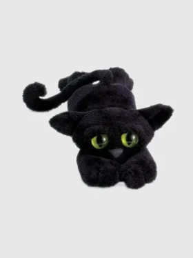 Lanky Cats Ziggy – Zwarte kattenknuffel