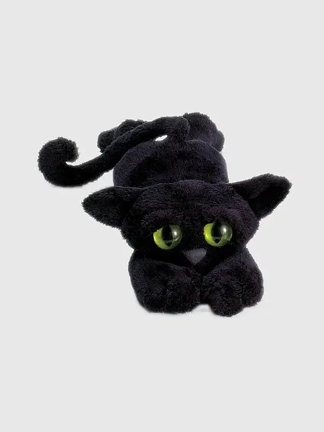 Lanky Cats Ziggy – Zwarte kattenknuffel