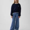 Legging met brede pijpen en omgeslagen boord voor kinderen