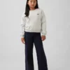Legging met brede pijpen en omgeslagen boord voor kinderen