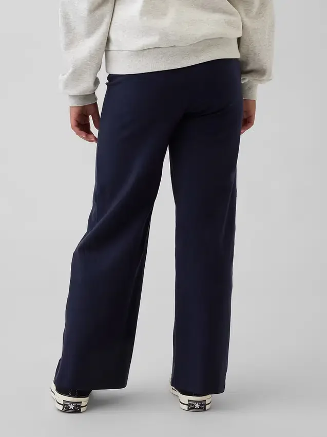 Legging met brede pijpen en omgeslagen boord voor kinderen