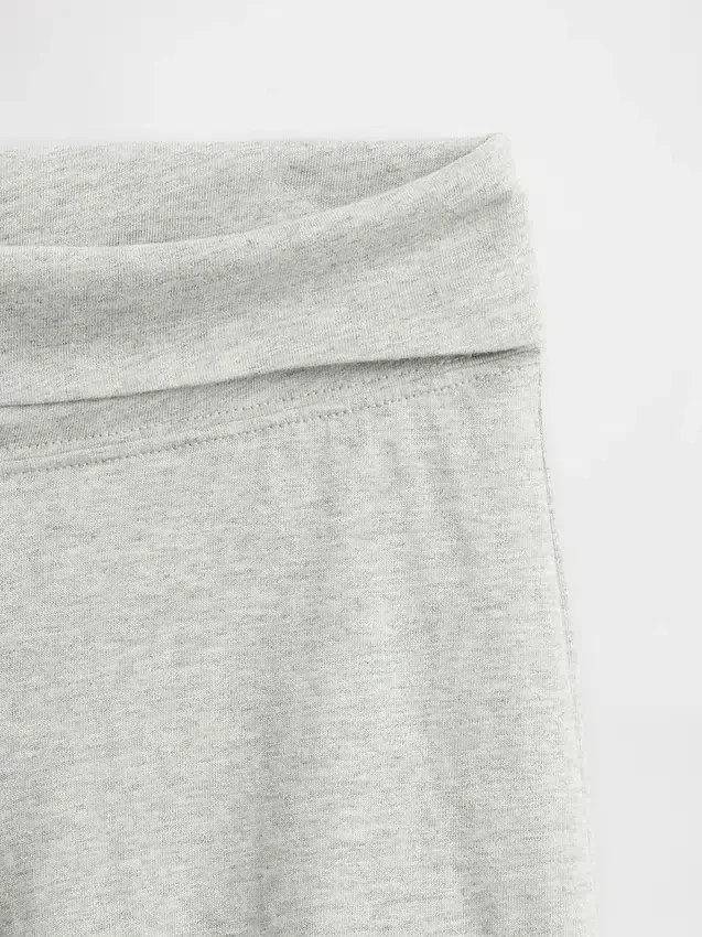 Legging met brede pijpen en omgeslagen boord voor kinderen