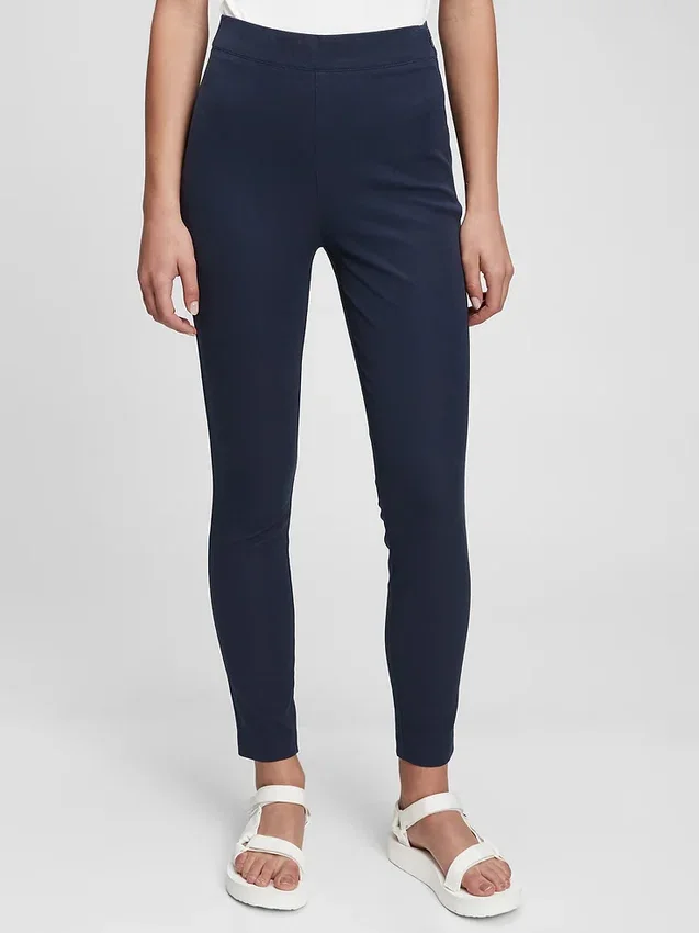 Legging met hoge taille en bi-stretch