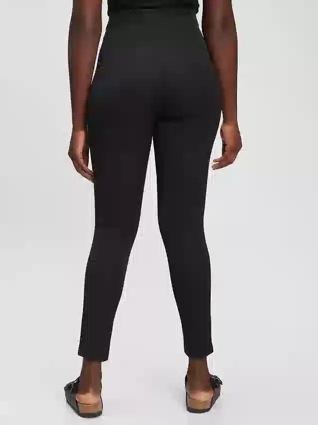 Legging met hoge taille en bi-stretch