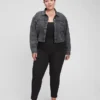 Legging met hoge taille en bi-stretch