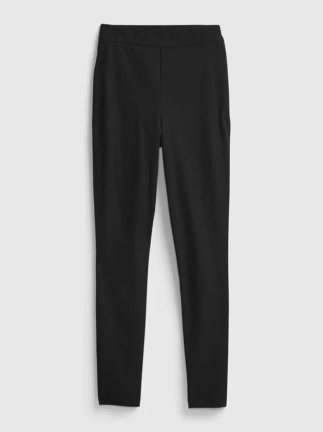 Legging met hoge taille en bi-stretch
