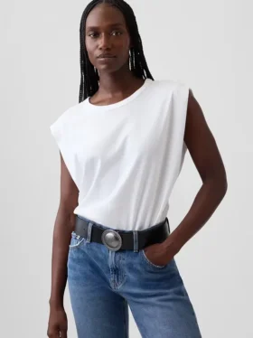Leren westernriem