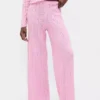 Lichtgewicht CashSoft Pointelle-pyjama-broek met hartjesmotief