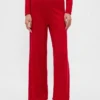 Lichtgewicht CashSoft Pointelle-pyjama-broek met hartjesmotief