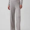 Lichtgewicht CashSoft Pointelle-pyjama-broek met hartjesmotief
