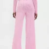 Lichtgewicht CashSoft Pointelle-pyjama-broek met hartjesmotief