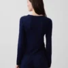 Lichtgewicht CashSoft pyjama-top met hartjesmotief in pointelle