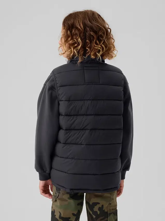 Lichtgewicht gerecycled puffervest voor kinderen