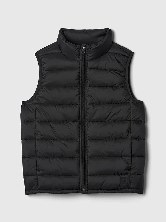 Lichtgewicht gerecycled puffervest voor kinderen