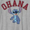 Lilo en Stitch Ohana T-shirt in collegestijl