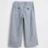 Linnen-katoenen broek met elastische tailleband voor Baby & Peuter